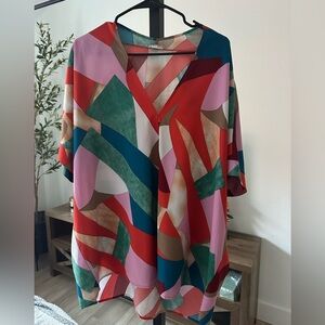 JODIFL Multicolor Abstract Blouse